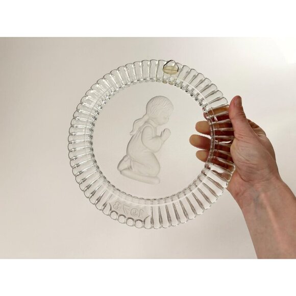 1978 Goebel German Made Annual 1st Edition Vintage Crystal Glass Plate - Picture 6 of 10